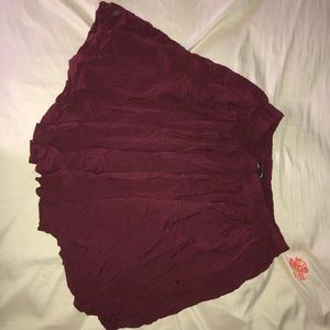 Maroon skirt